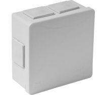 Viplast 002-03 Kārba N/t Popielata Bez Skavu Z Dławnicami Bezgwintowymi 6-wlotowa Wym/zew 86x86x40 Ip55 Viplast 7793