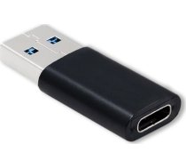 Adapteris Usb Qoltec Usb-c - Usb Melns (50583)