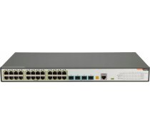 Switch Fiberhome Fiberhome S4820-28t-x-pe-ac Savienojumi Tīkla Pārvaldāmie L2/l3 Gigabit Ethernet (10/100/1000) Obsługa Poe 1u Melns, Pelēks