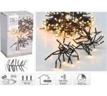 Ziemassvētku Gaismas Koopman Ziemassvētku Gaismas ķede Gaismas 576 Led Timer Silts Balts