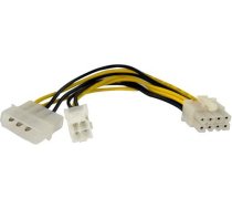 Startech Molex - Atx/eps 8-pin, 0.15m, Dzeltens (eps48adap)