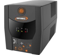 Ups Infosec Barošanas avots Avārijas Ups 1600va 900w 2x 9ah 4x Fr/schuko