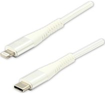 Kabelis Usb Logo Usb-c - Lightning 2 M Balts