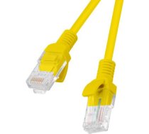 Lanberg Patchcord, Cat6, Neekranēts, 0.5m, Dzeltens (pcu6-10cc-0050-y)