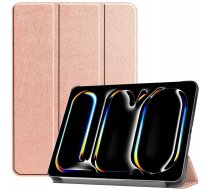 Futlāris Smart Case Priekš Ipad Pro 11 Gen. 5 2024 (rozā Zelta)