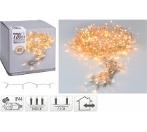 Ziemassvētku Gaismas 720 Led Balts Silts