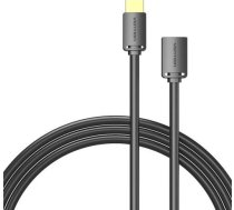 Kabelis Vention Kabelis Hdmi-a Vīriešu Do Hdmi-a Sieviešu 4k Hd Pvc 1m Vention Ahcbf (melns)