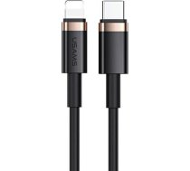 Kabelis Usb Usams Usb-c - Lightning 1.2 M Melns (sj484usb01)