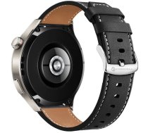 Siksna Priekš Samsung Galaxy Watch Forcell F-design Fs21 Dziurki āda Organiskās 20 Mm Melns