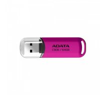 Flash zibatmiņa Adata Flash zibatmiņa C906 64gb Usb2.0 Rozā