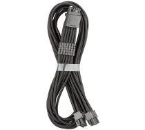 Cablemod C-series Pro Modmesh 12v-2x6-kabelis, Sleeved, 16-pin Zu 2x 8-pin, priekš Corsair Type 4 Und 3 Psus - Melns, 60cm