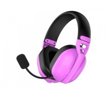 Hator Hyperpunk 3 Wireless Komplekts Austiņu Vadu I Bezvadu Savilcējs Uz Galvas Gaming Usb Type-c / Usb Type-a Bluetooth Violets