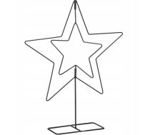 Zvaigzne Dekoratīvā 50cm Melna Mica