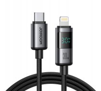 Kabelis Joyroom S-a16 Pro Prism Series 30w Usb-c - Lightning Ar Displeju 1,2m - Melns