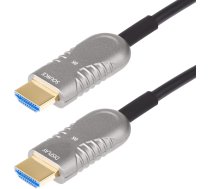 StarTech.com 30ft (9.1m) HDMI 2.1 Hybrid Active Optical Cable (AOC), CMP, Plenum Rated, Ultra High Speed HDMI Fiber Optic Cable, 48Gbps, 8K 60Hz/4K 120Hz, HDR10+/FRL/TMDS/eARC - CMP In Wall HDMI 2.1/2.0 Cord (8K-A-30F-HDMI-CABLE) - Ultra High Speed -