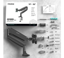 Monitors Acc Wall Mount/13-32" Black G100-b Onkron G100-b (4603728440699) 4603728440699