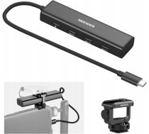 Hub 4in1 5x Usb-c 10gbps 100w Pd Kāja Ragavas Iso Vītne 1/4"" Neewer / Ps020e