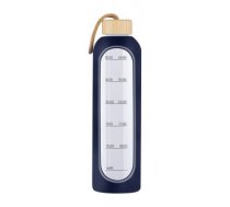 Pudele Stikla Kica Hydro Glass 1000 Ml - Tumši Zils