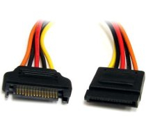 Startech Sata 15-pin - Sata 15-pin, 0.3m, Daudzkrāsains (satapowext12)