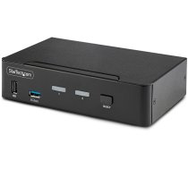 Startech.com 2-port Displayport Kvm Switch, 8k 60hz / 4k 144hz, Single Display, Dp 1.4, 2x Usb 3.0 Ports, 4x Usb 2.0 Hid Ports, Push-button & Hotkey Switching, Taa Compliant - Os Independent, Metāls Housing (d86a2-2-port-8k-kvm) - Kvm-/audio-/usb-swit