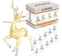 Ziemassvētku Rotājums Ruhhy Lampiņas świąteczne- Renifery Ruhhy 24955