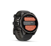 Viedpulksteni Garmin Fenix 8 Pro – 47 mm, AMOLED, Sapphire, Carbon grey DLC titanium with Black/pebble band