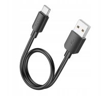 Hoco Kabelis Usb A Do Tips C Pd 2,4a 27w X96 0,25 M Melns