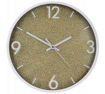 Pulkstenis Sienas Uz Sienas Zelta Balts 29.5cm Vilde 568130