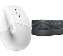 Pele Logitech Lift Off-white (910-006475) + Ergo K860 (920-010108)