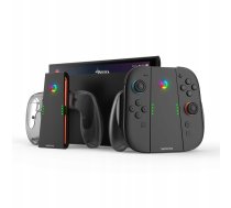 YAXO Charge Grip Set for Joy-Con with charging function Nintendo Switch 2 Techno black