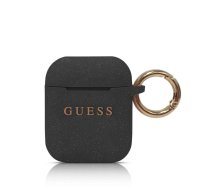 Maciņš austiņām Guess - Silicone Case for AirPods 1/2 Black