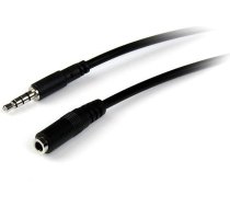 Kabelis Startech Jack 3.5mm - Jack 3.5mm 1m Melns (muhsmf1m)