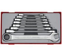 Teng Tools Komplekts Atslēgu Plakans-gredzenveida Ar Sprūdratu 8 - 19mm 8gab. (166720102)