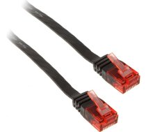 Inline 0.5m - Kabelis Tīkla U/utp - 1000 Mbit - Cat.6 - Rj45 - Melns (71655s)