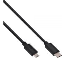 Kabelis Usb Inline Usb-c - Microusb 1 M Melns (35741)