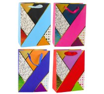 Paper Gift Bag Geometric Patterns 23 x 18 x 10.5 cm