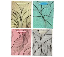 Gift Bag Wavy Gold Pattern Mix Color 23 x 18 x 10 cm