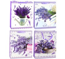 Lavender Paper Gift Bag 32 x 26 x 12 cm