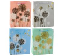 Gift Bag Dandelions Gold Elements 32 x 26 x 12cm
