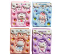 Teddy Bear Paper Gift Bag Pastel Colors 23 x 18 x 10.5 cm