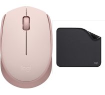 Pele Logitech M171 Rozā (910-006865) + Studio Series - Graphite (956-000049)