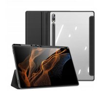 Dux Ducis Futlāris Toby Ar Vietu Na Irbulis Priekš Samsung Tab S10 Ultra/s9 Ultra/s8 Ultra Melns
