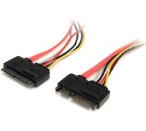 Startech Sata 22-pin - Sata 22-pin, 0.3m, Daudzkrāsains (sata22pext)