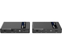 Kabelis Premiumcord Premiumcord Hdmi 2.0 Kvm Extender Ultra Hd 4kx2k@60hz Na 70m S Přenosem Usb