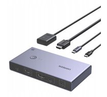 Slēdzis Switch Kvm Ugreen Cm731 2in1 Usb-c + Hdmi