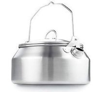 Gsi Outdoors Tējkanna Tūristu Glacier Stainless Tea Kettle 1l Sudraba