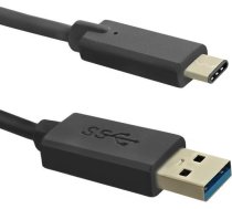 Kabelis Usb Qoltec Usb-a - Usb-c 1 M Melns (50500)