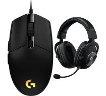 Pele Logitech G203 Lightsync (910-005796) + G Pro X Melns (981-000818)