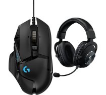 Pele Logitech G502 Hero (910-005470) + G Pro X Melns (981-000818)