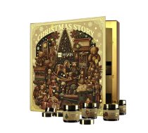 Hiskin_set Home Kalendārs Adventes Baśniowa Księga Sveces Tealight 12x15ml + Sveces Sojowe W Słoiczkach 12x30ml